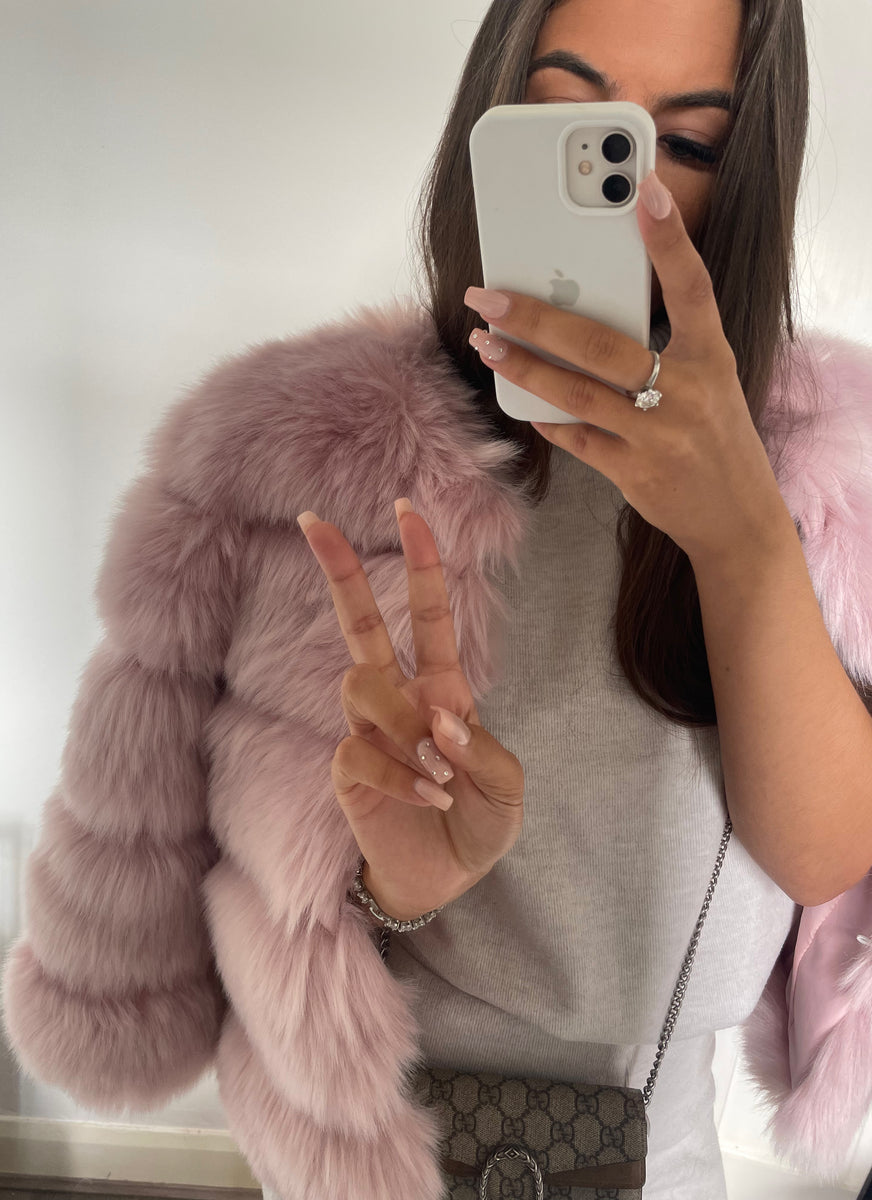 Pink Faux Fur by Trendy Luxe
