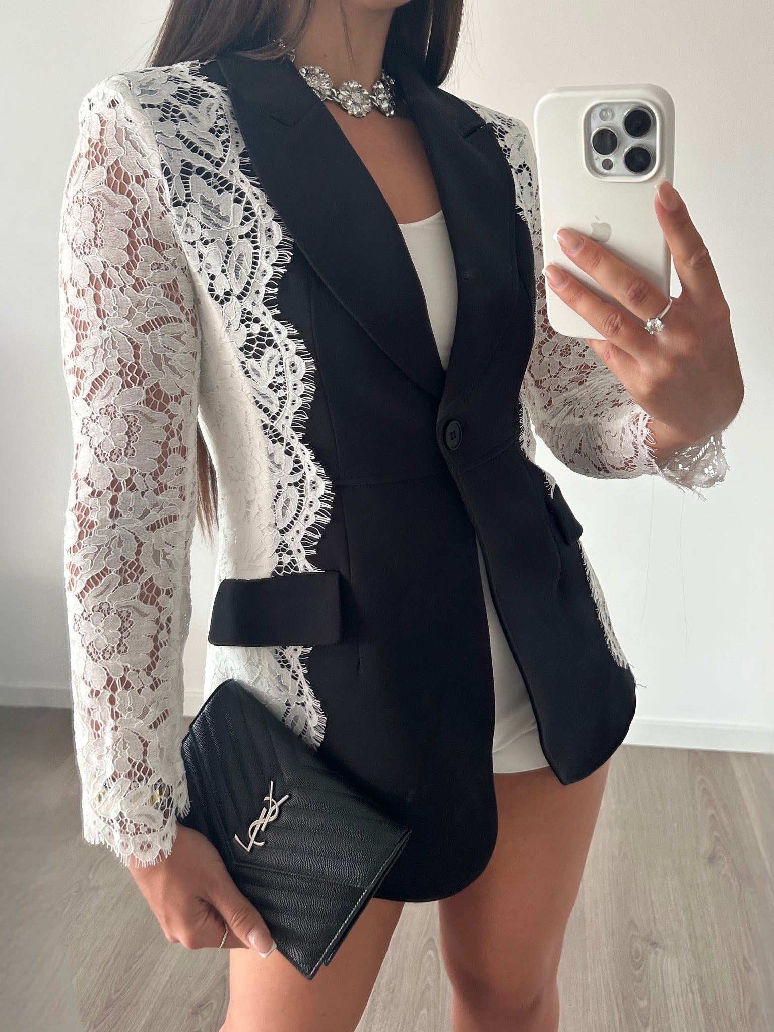 ‘LACE TALK’ Lace Blazer