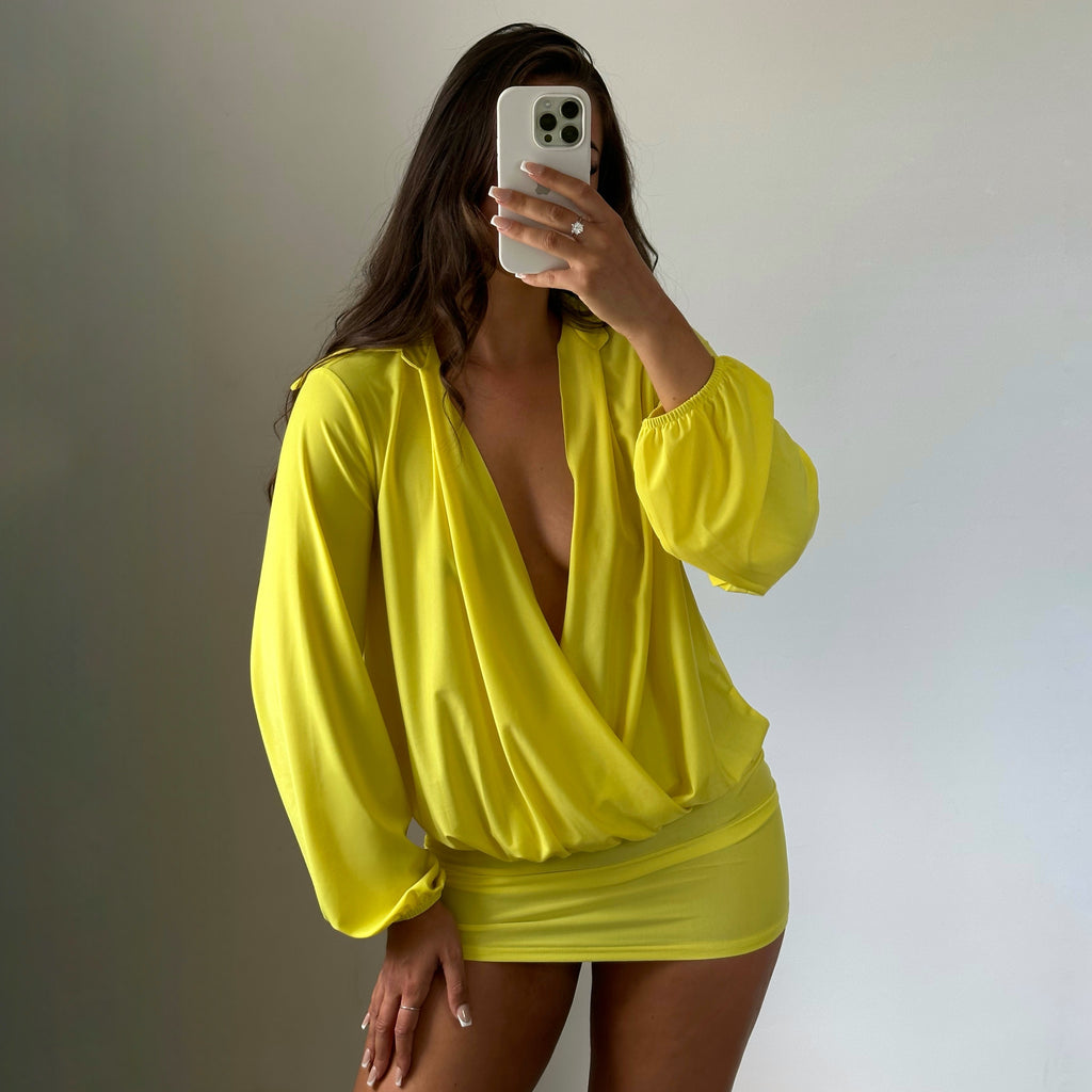 ‘KARLY’ Dress - Yellow