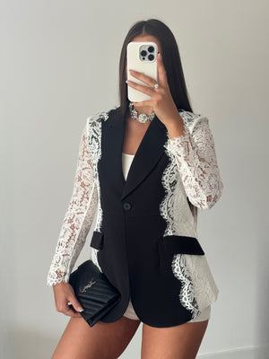 ‘LACE TALK’ Lace Blazer