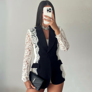 ‘LACE TALK’ Lace Blazer