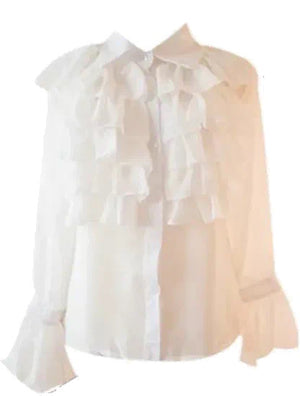 'CLUELESS’ Frill Blouse