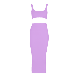 ‘KOKO' Two Piece Set - Lilac