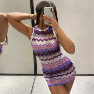 ‘HAVANA’ Mini Dress - Purple